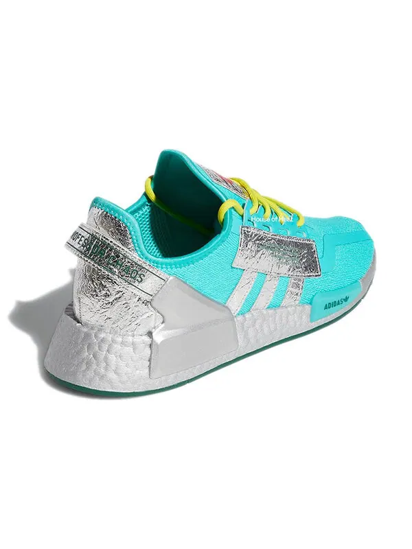 Кроссовки south park x nmd_r1 v2 'professor chaos' Adidas — изображение 4 из 4, синий/серебристый
