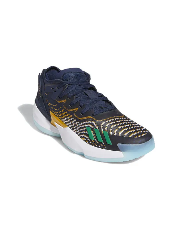 Кроссовки d.o.n. issue #4 'utah jazz' Adidas — изображение 3 из 4, синий