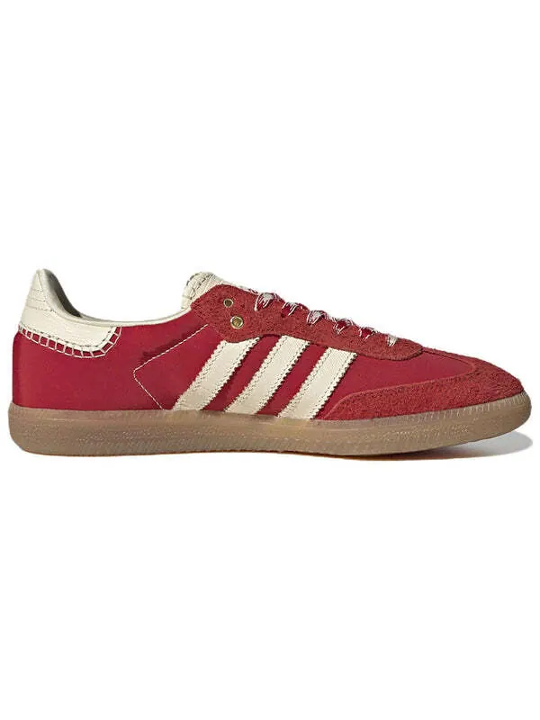 Кроссовки x wales bonner samba Adidas — изображение 2 из 4, красный/белый