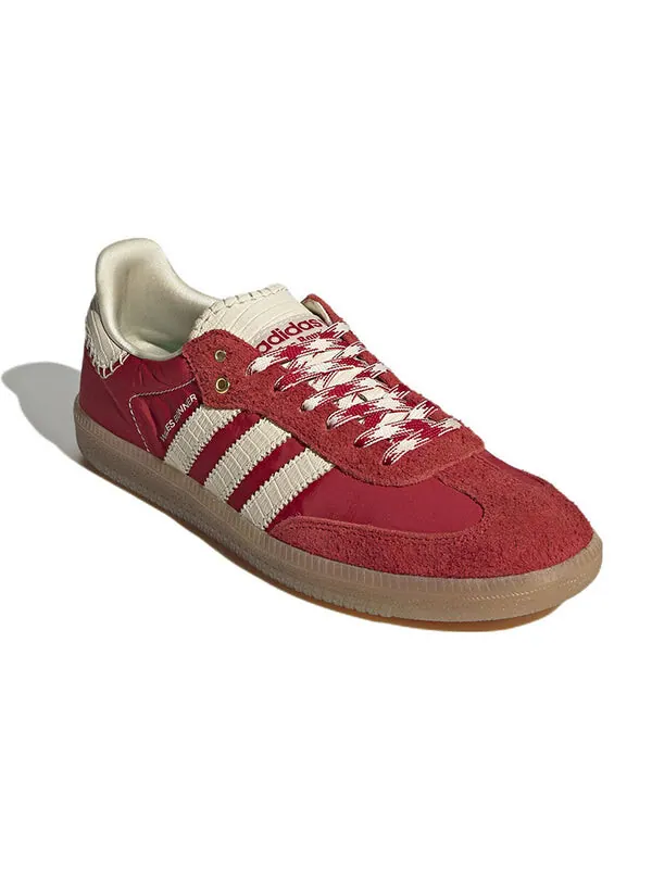 Кроссовки x wales bonner samba Adidas — изображение 3 из 4, красный/белый