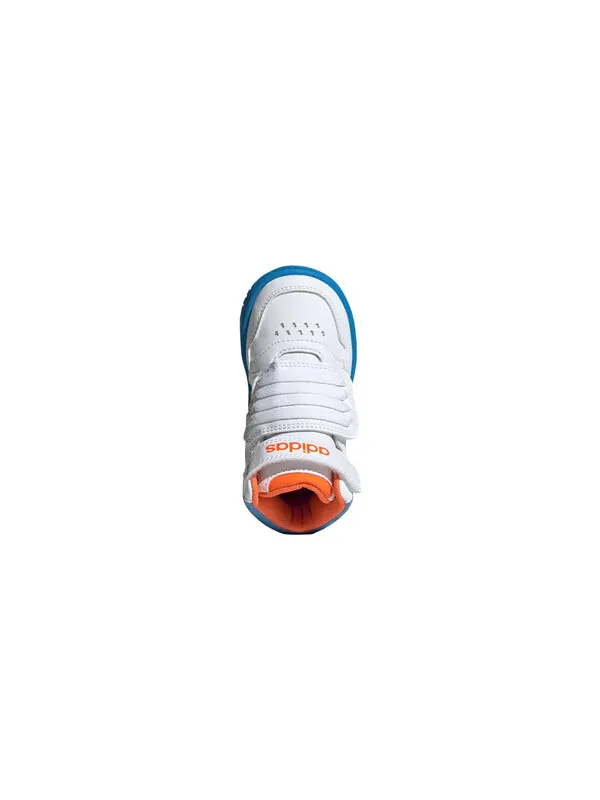 Кроссовки x mickey mid hoops shoes Adidas — изображение 3 из 4, белый/оранжевый/синий