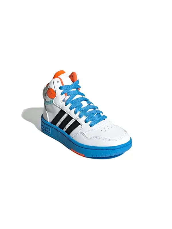 Кроссовки disney x hoops 3.0 mid Adidas — изображение 3 из 4, белый/черный/синий
