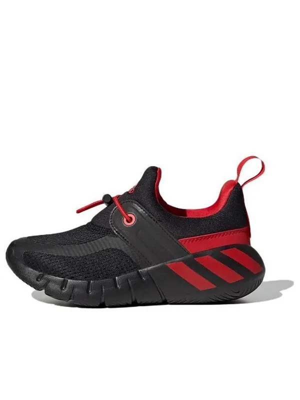 Кроссовки (PS) Adidas RapidaZen Slip-O 'Black Red' — изображение 1 из 4, черный/красный