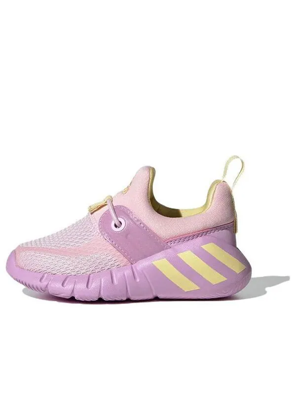 Кроссовки (TD) Adidas Rapidazen Slip-On 'Pink Purple Yellow' — изображение 1 из 4