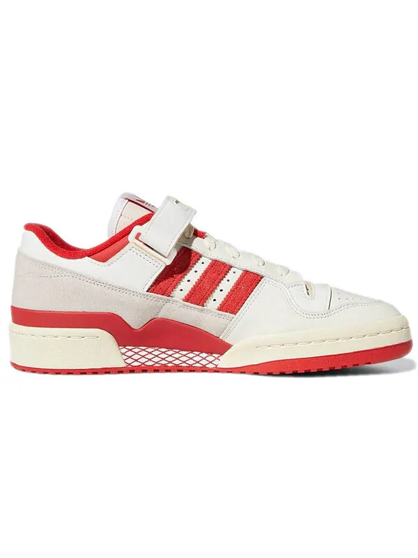Кроссовки форум 84 низкие Adidas — изображение 2 из 4, белый/красный