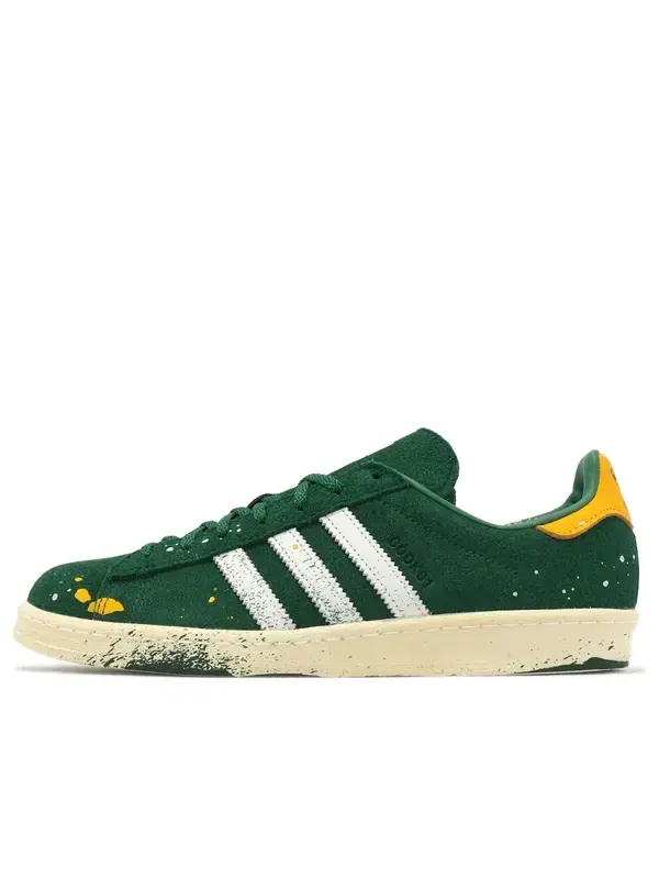 Кроссовки x кампус повара 80 Adidas — изображение 1 из 4, зеленый/белый/желтый