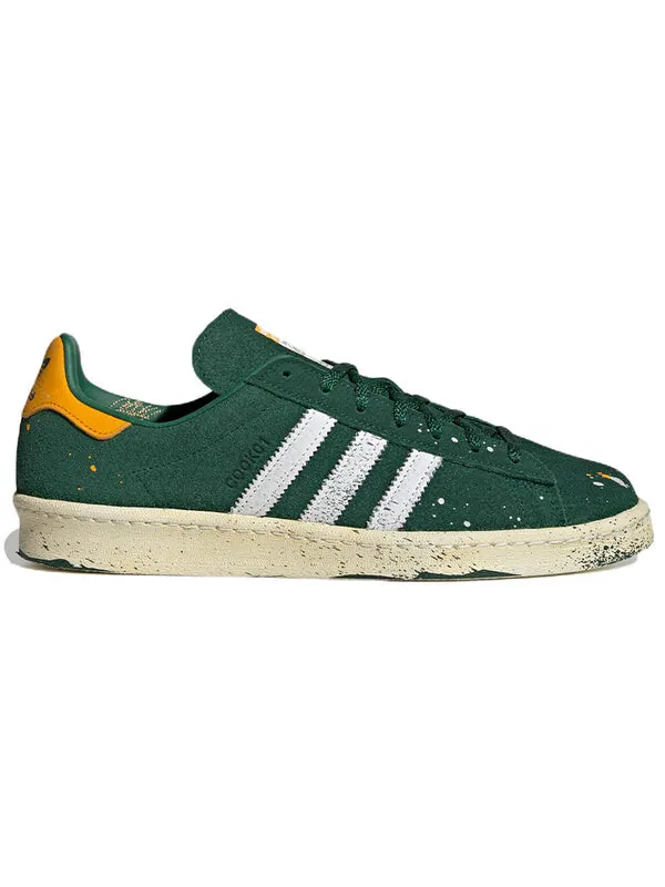 Кроссовки x кампус повара 80 Adidas — изображение 2 из 4, зеленый/белый/желтый