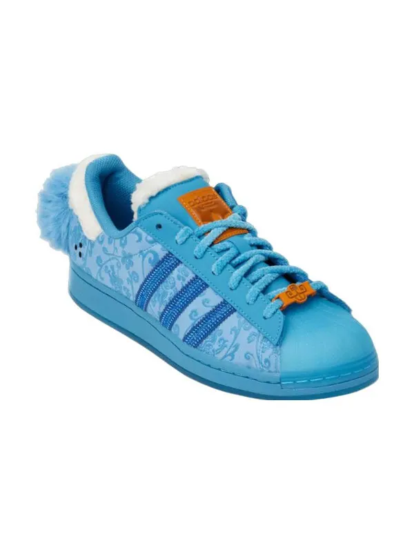 Кроссовки оригиналы superstar x melting sadness китайский новый год 2023 Adidas — изображение 2 из 4, синий