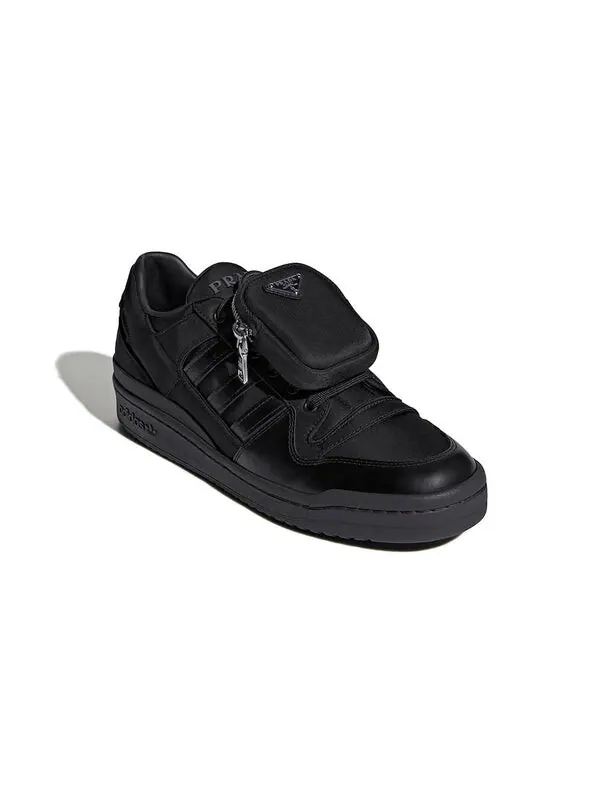 Кроссовки prada x forum низкие Adidas — изображение 2 из 3, черный