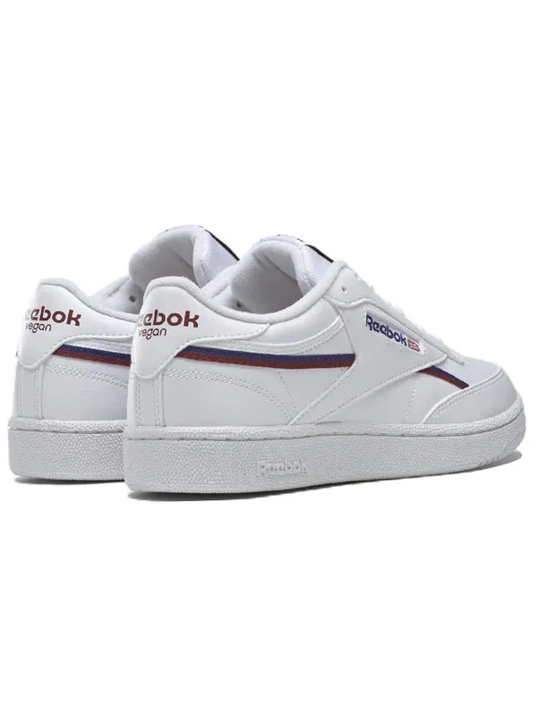Кроссовки club c 85 vegan 'white classic burgundy' Reebok — изображение 4 из 4