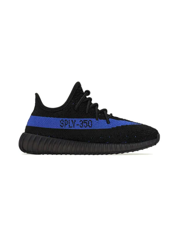 Кроссовки yeezy boost 350 v2 kids 'dazzling blue' Adidas — изображение 2 из 4, черный/синий