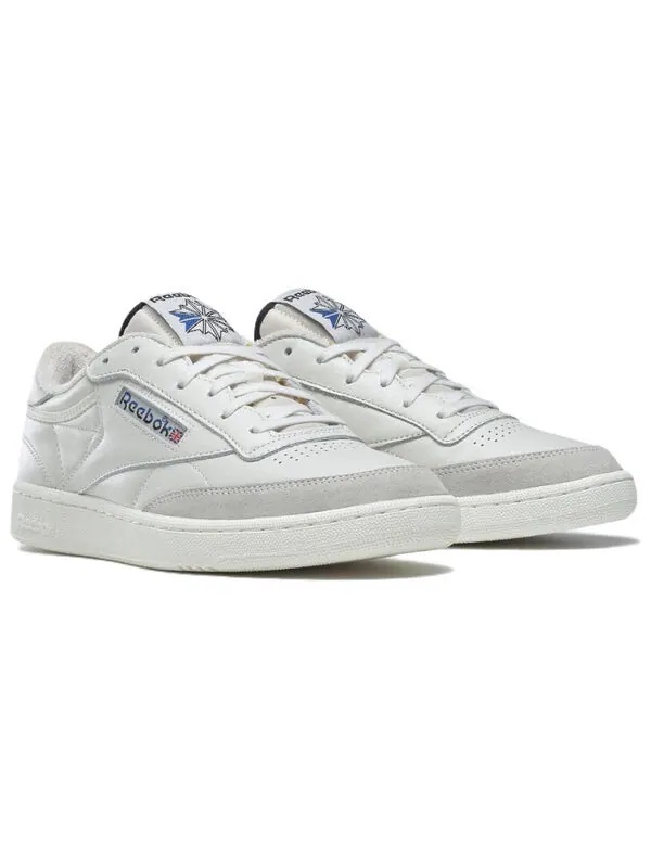 Кроссовки club c 85 vintage 'chalk vector blue' Reebok — изображение 3 из 4, белый