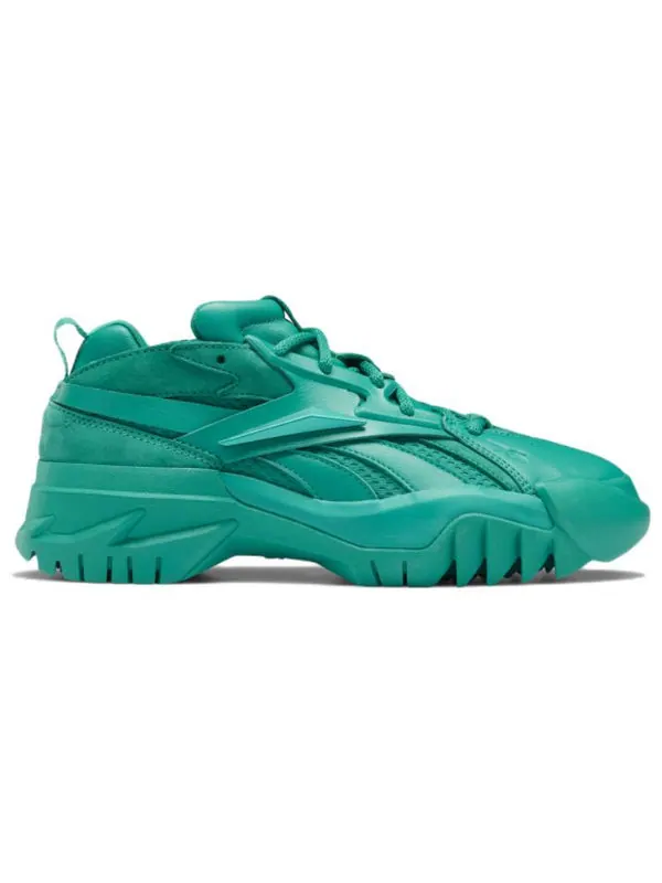 Кроссовки club c v2 x cardi b 'emerald' Reebok — изображение 2 из 4, серебристый