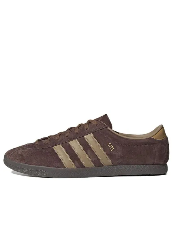 Кроссовки originals city shoes 'brown beige' Adidas — изображение 1 из 4, золотистый