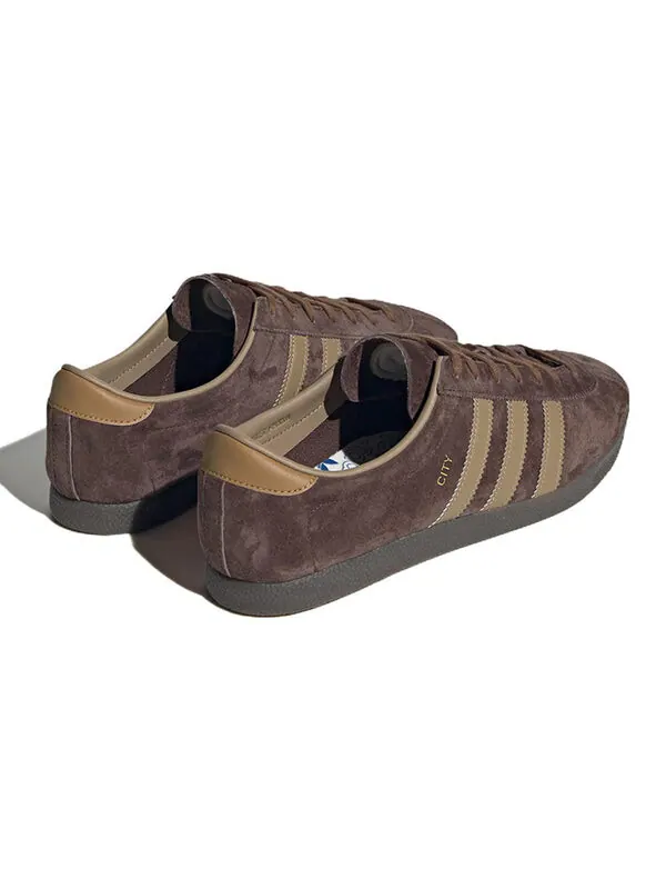 Кроссовки originals city shoes 'brown beige' Adidas — изображение 4 из 4, золотистый