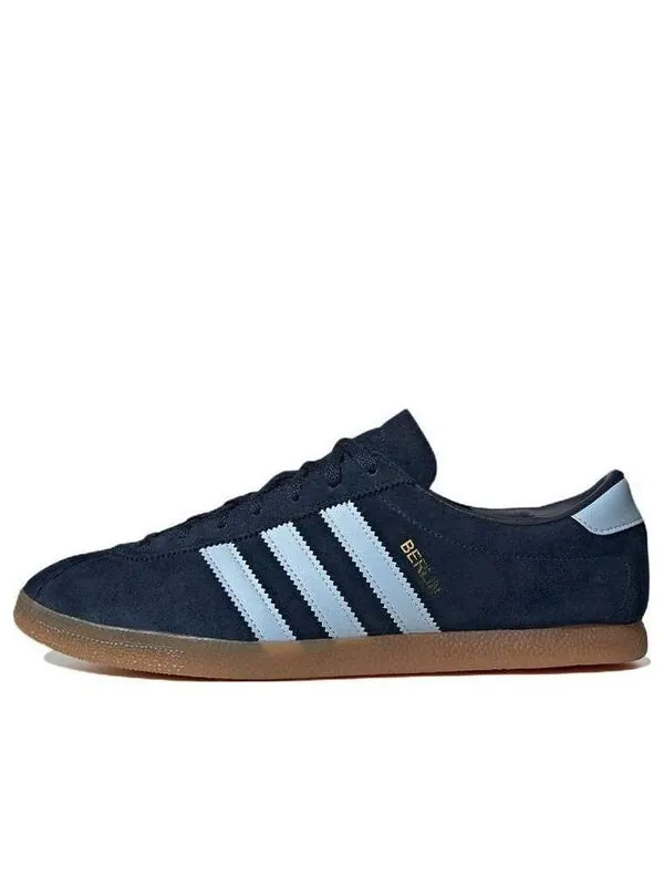 Кроссовки оригиналы берлин Adidas — изображение 1 из 4, темно-синий//белый