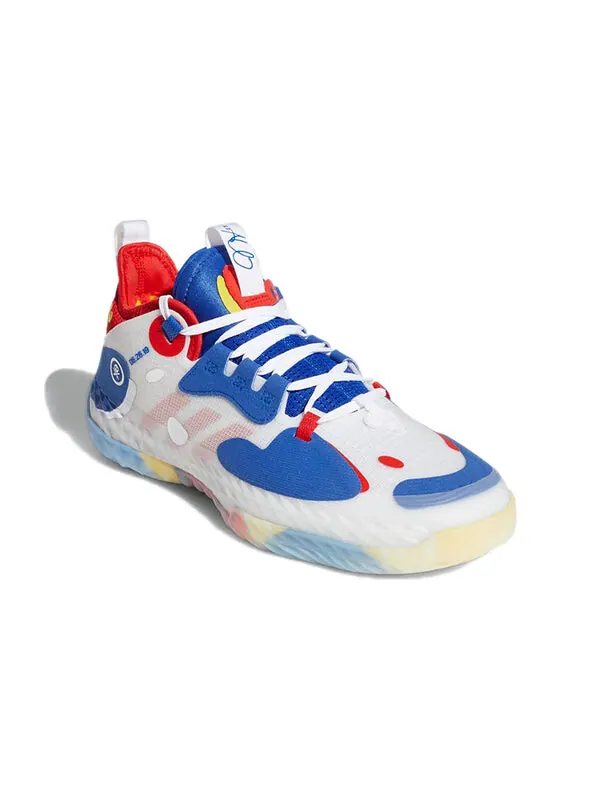 Кроссовки quiccs x harden vol. 5 futurenatural Adidas — изображение 3 из 4, белый/синий/красный