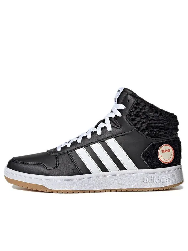 Кроссовки adidas neo Hoops 2.0 Mid 'Black White' — изображение 1 из 4, черный/белый
