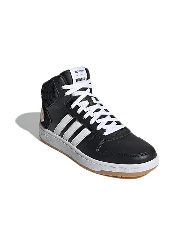 Кроссовки adidas neo Hoops 2.0 Mid 'Black White' — изображение 3 из 4, черный/белый