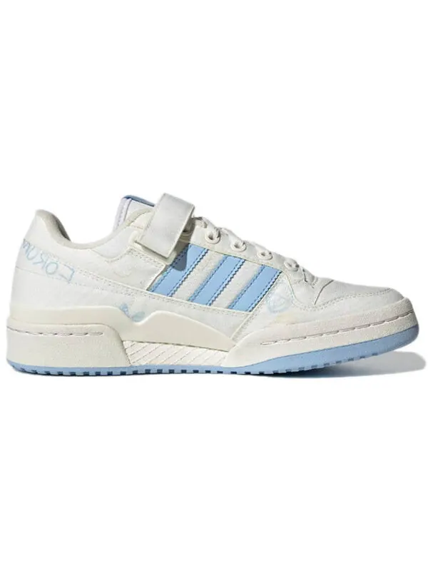 Кроссовки оригиналы форум низкий Adidas — изображение 2 из 4, белый/синий