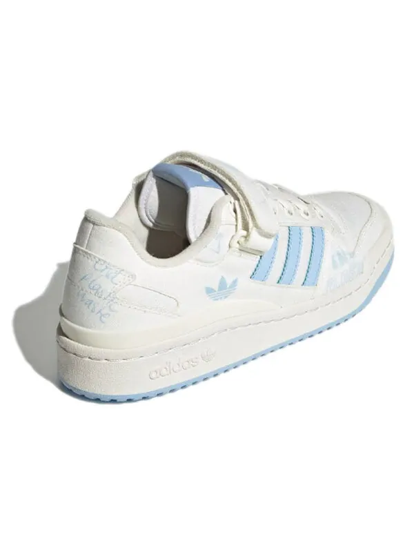Кроссовки оригиналы форум низкий Adidas — изображение 4 из 4, белый/синий