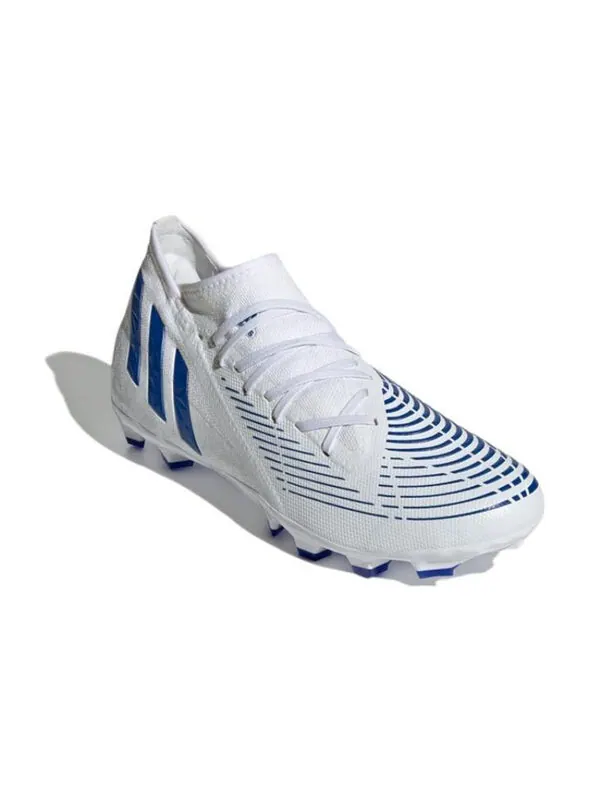 Кроссовки Predator Edge.3 мг Adidas — изображение 3 из 4, белый/синий