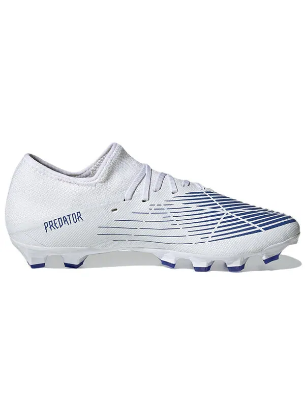 Кроссовки Predator Edge.3 низкий мг Adidas — изображение 2 из 4, белый/синий