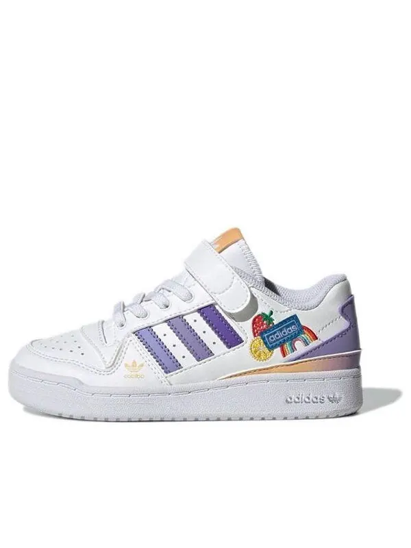 Кроссовки форум low j Adidas — изображение 1 из 4, белый/фиолетовый