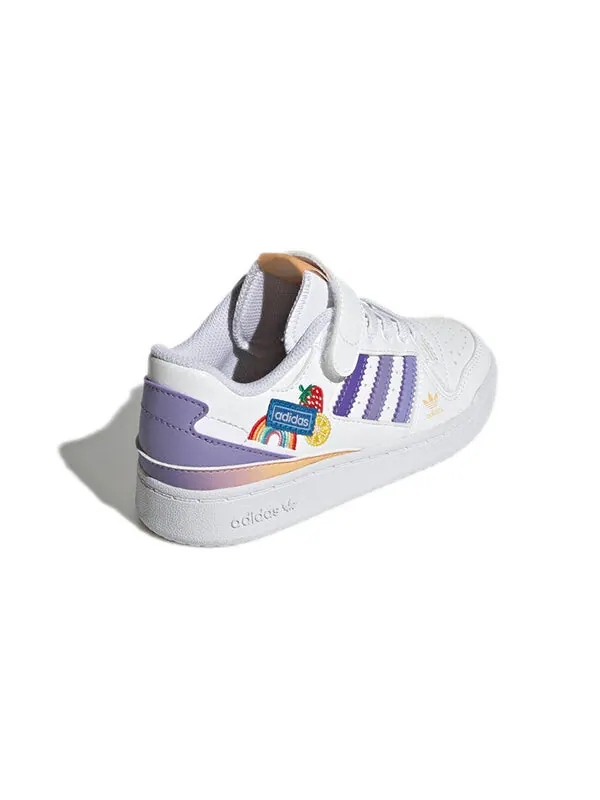 Кроссовки форум low j Adidas — изображение 4 из 4, белый/фиолетовый