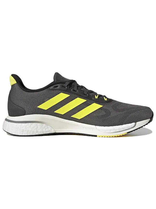 Кроссовки supernova+ running shoes 'grey six' Adidas — изображение 2 из 4, серый/желтый/серый