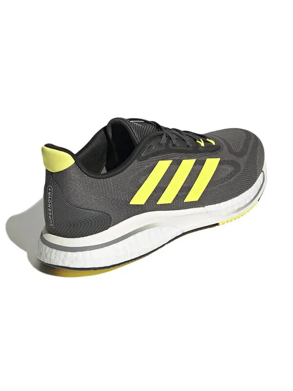 Кроссовки supernova+ running shoes 'grey six' Adidas — изображение 4 из 4, серый/желтый/серый