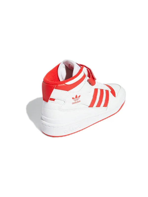 Кроссовки форум mid j Adidas — изображение 4 из 4, белый/красный