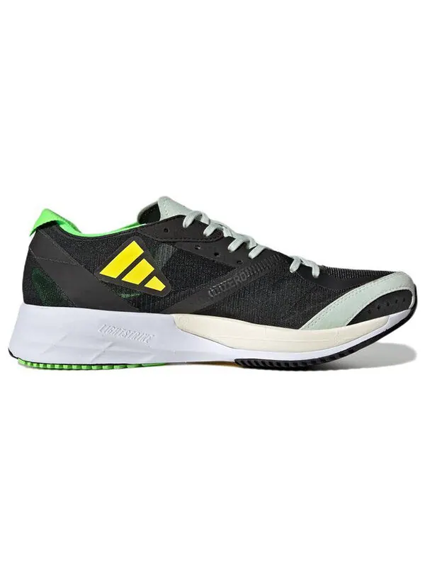 Кроссовки adizero adios 7 Adidas — изображение 2 из 4, черный/зеленый