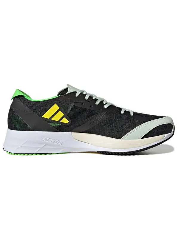 Кроссовки adizero adios 7 'black solar green' Adidas — изображение 2 из 4, черный/зеленый