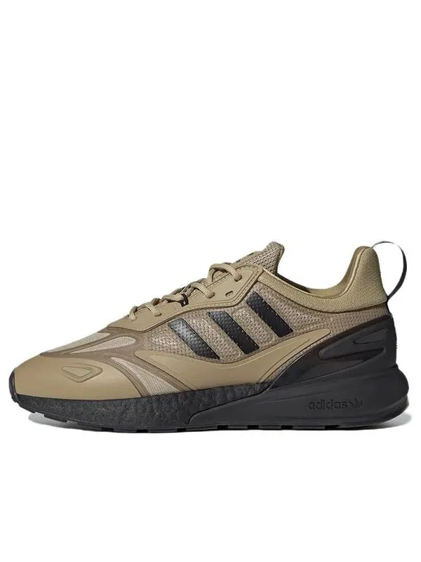 Кроссовки zx 2k boost 2.0 кроссовки Adidas — изображение 1 из 4, бежевый/черный/оранжевый