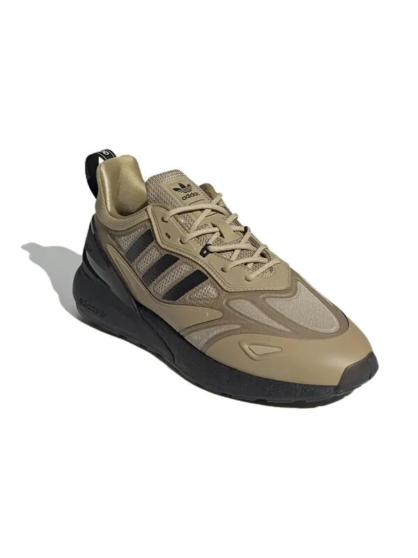 Кроссовки zx 2k boost 2.0 кроссовки Adidas — изображение 3 из 4, бежевый/черный/оранжевый