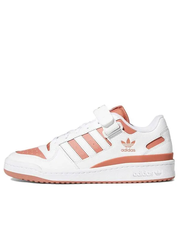 Кроссовки форум низкий Adidas — изображение 1 из 4, белый/оранжевый