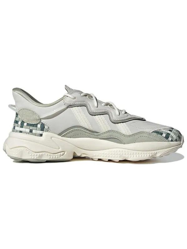 Кроссовки оригиналы ozweego Adidas — изображение 2 из 4, серый/зеленый