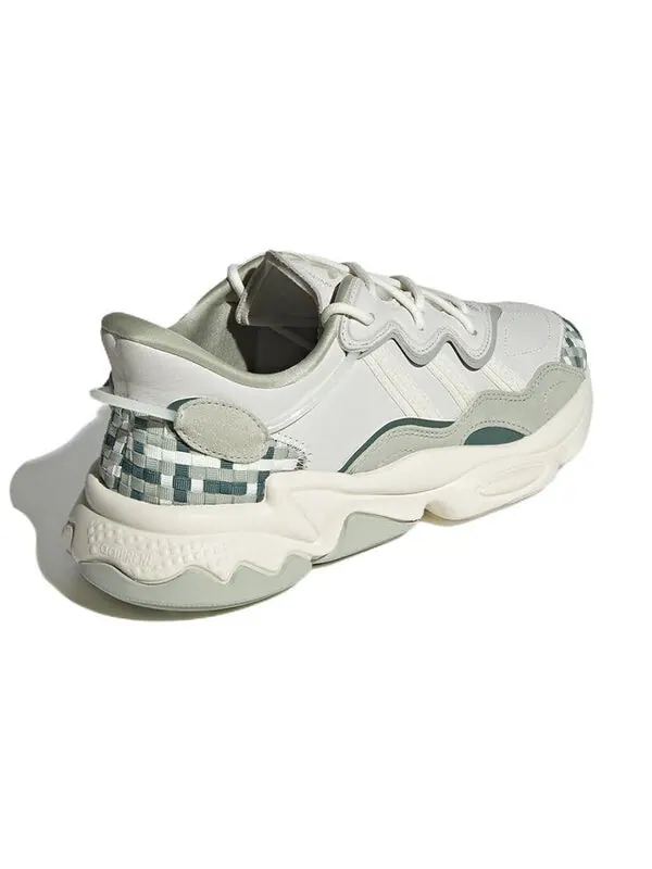 Кроссовки оригиналы ozweego Adidas — изображение 4 из 4, серый/зеленый