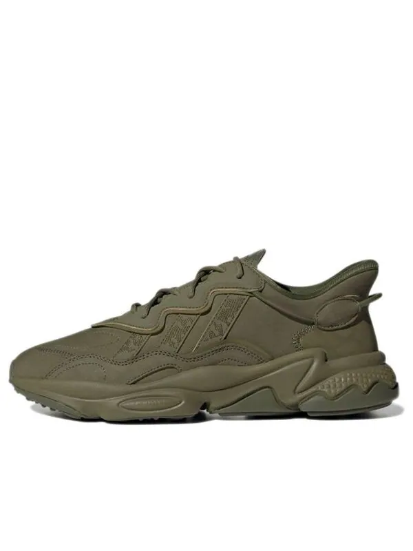 Кроссовки оригиналы ozweego Adidas — изображение 1 из 4, зеленый