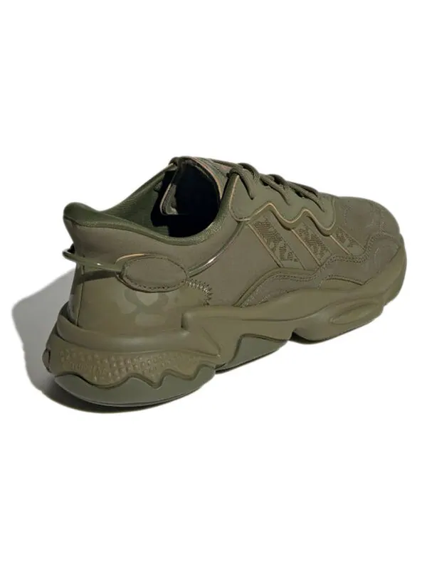 Кроссовки оригиналы ozweego Adidas — изображение 4 из 4, зеленый