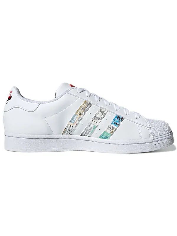 Кроссовки оригинальные суперзвезды обувь Adidas — изображение 2 из 4, белый