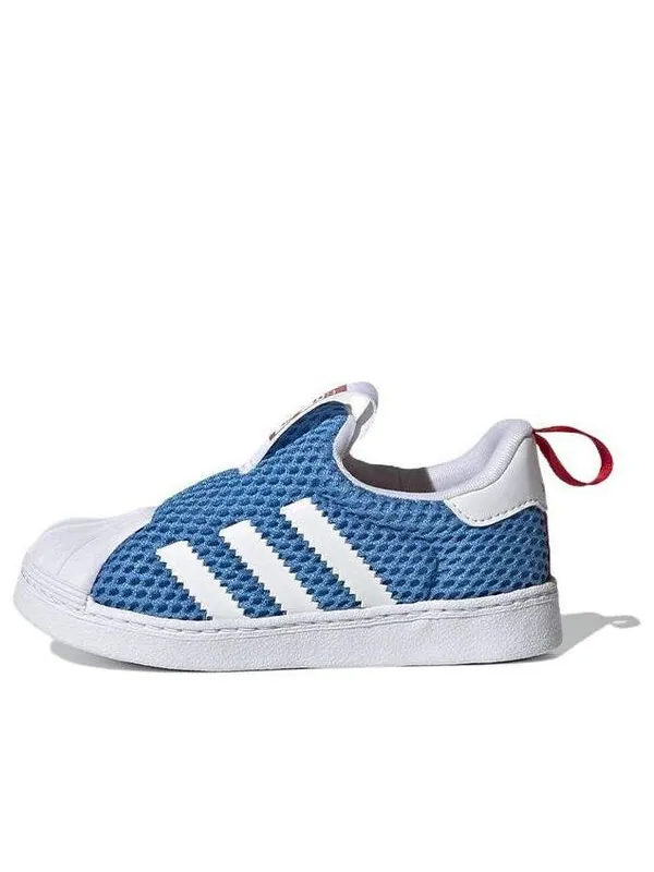 Кроссовки оригиналы суперзвезда 360 Adidas — изображение 1 из 4, синий/белый