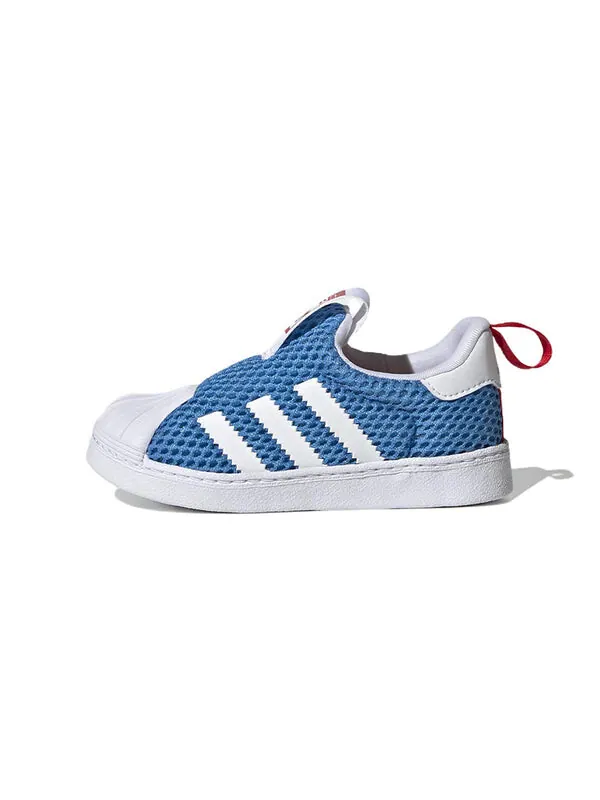 Кроссовки оригиналы суперзвезда 360 Adidas — изображение 2 из 4, синий/белый