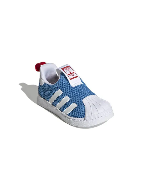 Кроссовки оригиналы суперзвезда 360 Adidas — изображение 4 из 4, синий/белый