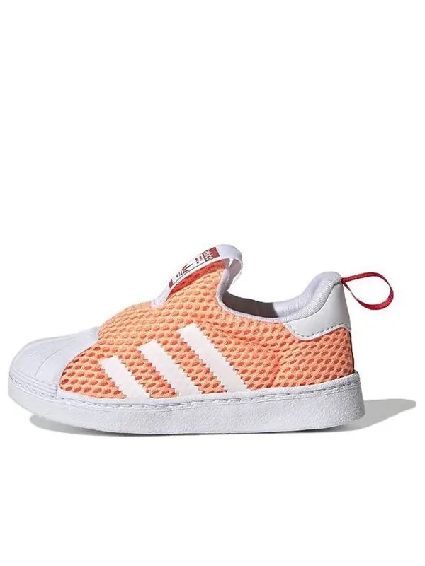 Кроссовки оригиналы суперзвезда 360 Adidas — изображение 1 из 4, оранжевый/белый