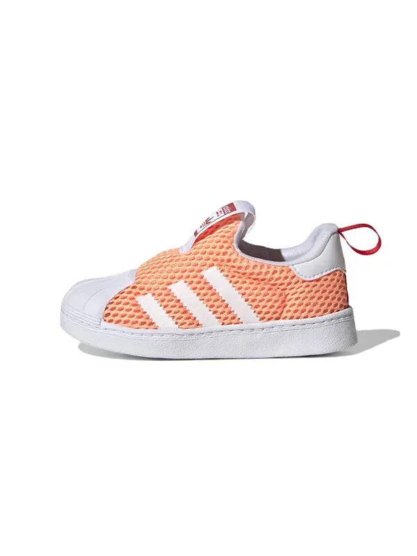Кроссовки оригиналы суперзвезда 360 Adidas — изображение 2 из 4, оранжевый/белый