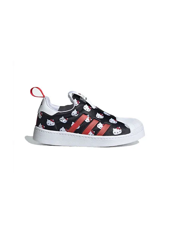 Кроссовки hello kitty x superstar 360 j Adidas — изображение 2 из 4, черный