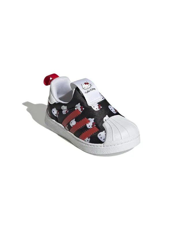 Кроссовки superstar 360 x hello kitty Adidas — изображение 3 из 4, черный/белый/красный