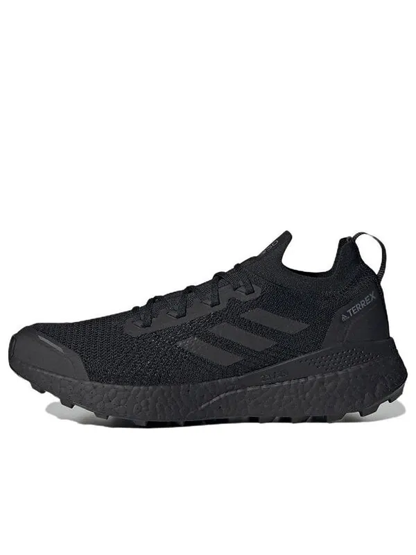 Кроссовки terrex two ultra trail running shoes 'black grey' Adidas — изображение 1 из 4, черный/черный/серый